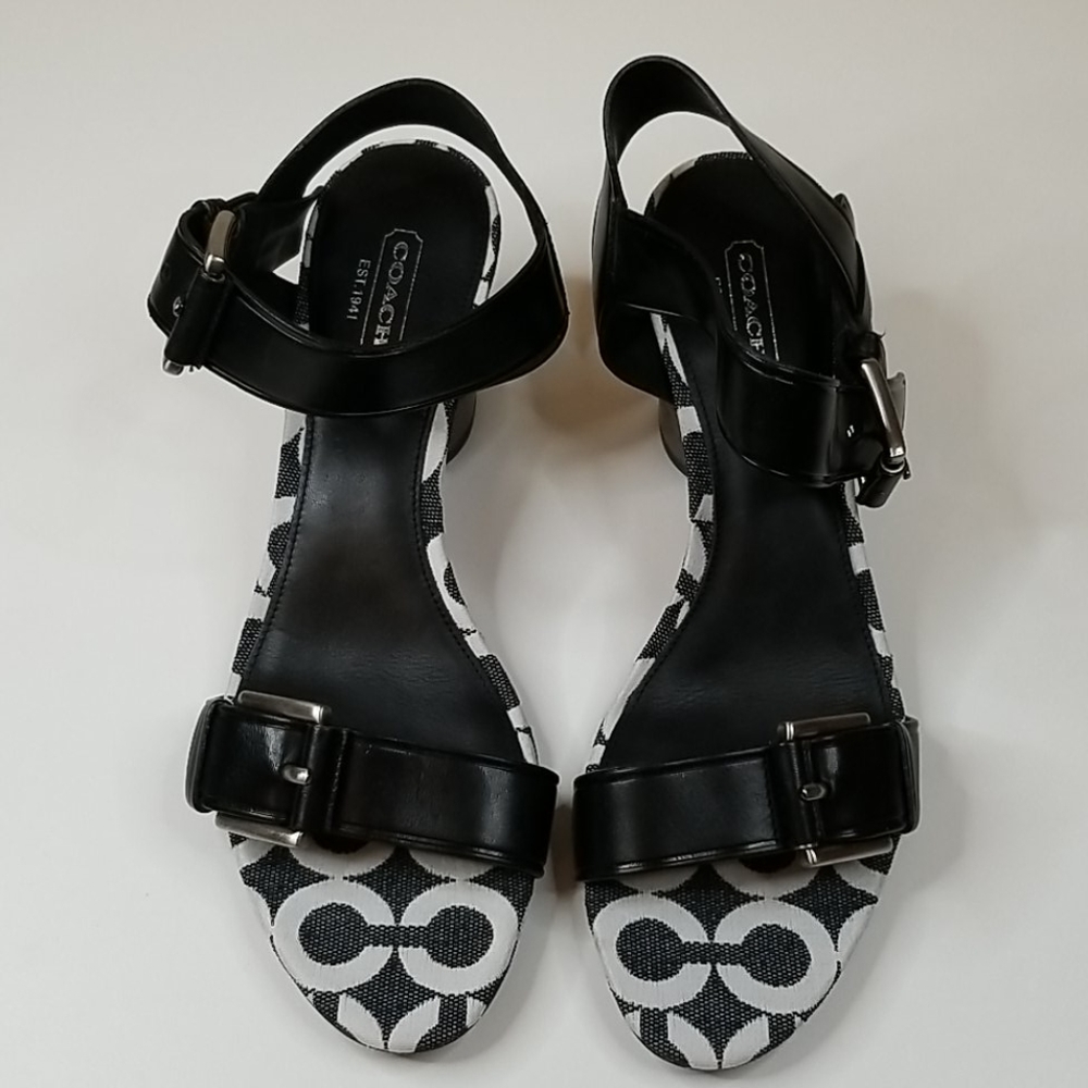 Coach Signature Logo Sandals